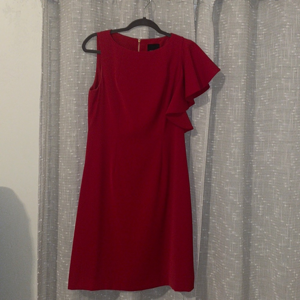 Red cocktail dress. Size 8